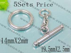 Stainelss Steel Toggle Clasps--5sets Price - KRP608