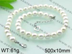 Shell Pearl Necklaces - KN11993-Z