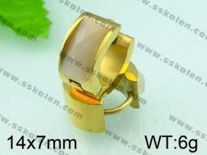 SS Gold-Plating Earring - KE42286-YX