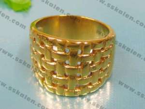 Stainless Steel Gold-Plating Ring - KR12527