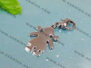 Stainless Steel Charms with Lobster  - KRP763-Z