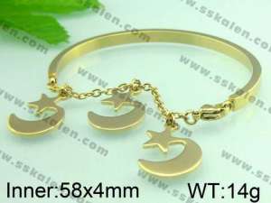  Stainless Steel Gold-plating Bracelet  - KB47780-H