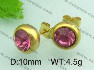 SS Gold-Plating Earring  - KE29875-D