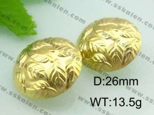 SS Gold-Plating Earring - KE32124-D