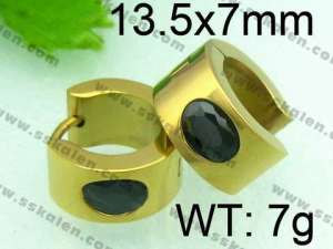 SS Gold-Plating Earring  - KE37703-D
