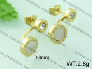 SS Gold-Plating Earring  - KE39800-Y