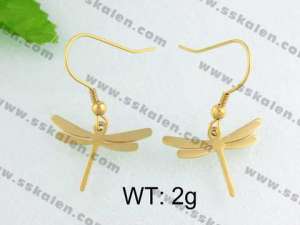 SS Gold-Plating Earring - KE40172-Z