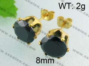 SS Gold-Plating Earring - KE40303-YX