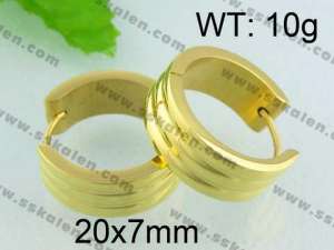 SS Gold-Plating Earring - KE40542-YX