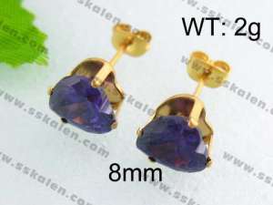 SS Gold-Plating Earring - KE40653-YX