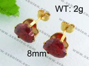 SS Gold-Plating Earring - KE40657-YX