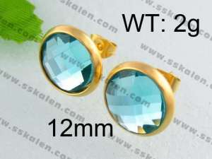 SS Gold-Plating Earring - KE40675-YX