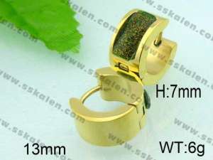 SS Gold-Plating Earring - KE42143-YX
