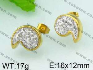SS Gold-Plating Earring - KE42669-K