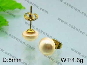 SS Gold-Plating Earring  - KE50825-Z