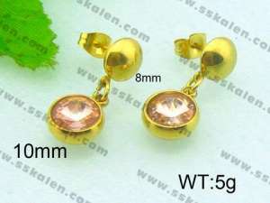 SS Gold-Plating Earring  - KE51214-Z