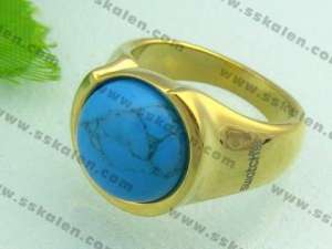 Stainless Steel Gold-plating Ring - KR20701-D