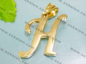 Stainless Steel Gold-plating Pendant  - KP22857-D