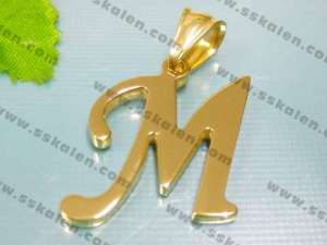 Stainless Steel Gold-plating Pendant  - KP22862-D