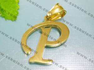 Stainless Steel Gold-plating Pendant  - KP22865-D