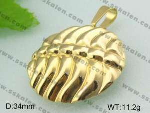 Stainless Steel Gold-plating Pendant  - KP29464-K