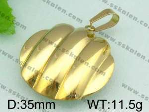 Stainless Steel Gold-plating Pendant  - KP29506-K