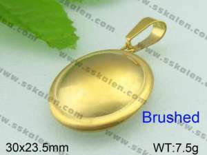 Stainless Steel Gold-plating Pendant  - KP35296-C