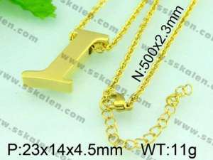 Stainless Steel Gold-plating Pendant  - KP36879-D