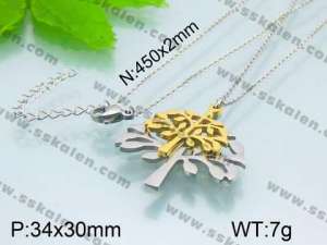 Stainless Steel Gold-plating Pendant  - KP39582-Z