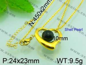 Stainless Steel Gold-plating Pendant  - KP40341-Z
