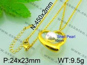 Stainless Steel Gold-plating Pendant  - KP40342-Z