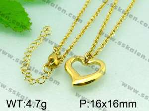 Stainless Steel Gold-plating Pendant  - KP40461-Z