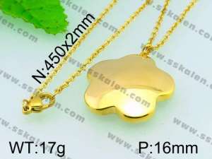 Stainless Steel Gold-plating Pendant  - KP40614-Z