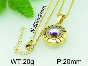 Stainless Steel Gold-plating Pendant  - KP40858-Z