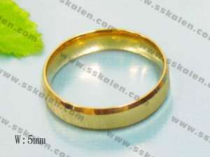 Stainless Steel Gold-plating Ring - KR13141-T