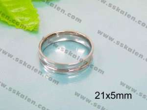  Stainless Steel Gold-plating Ring  - KR15114-T