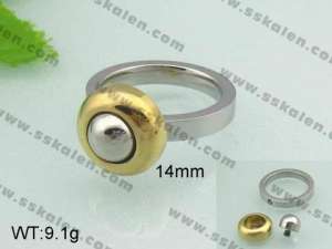Stainless Steel Gold-plating Ring - KR20520-D