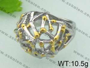 Stainless Steel Gold-plating Ring   - KR21926-D