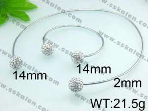 SS Jewelry Set - KS29178-Z