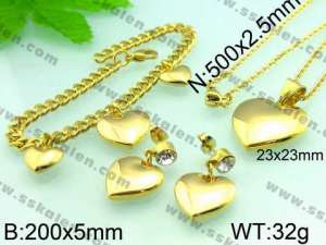 SS Jewelry Set - KS29979-Z