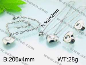 SS Jewelry Set - KS34740-Z