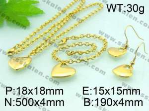  SS Jewelry Set - KS35828-Z