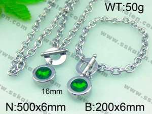 SS Jewelry Set - KS36844-Z