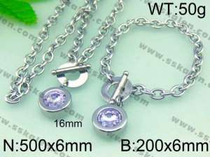 SS Jewelry Set - KS36845-Z