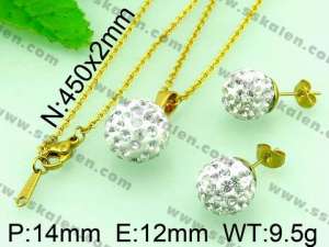 SS Jewelry Set - KS37882-Z