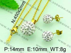 SS Jewelry Set - KS37885-Z