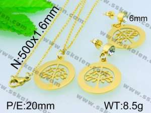  SS Jewelry Set - KS38257-Z