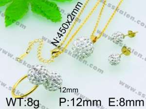 SS Jewelry Set - KS38315-Z