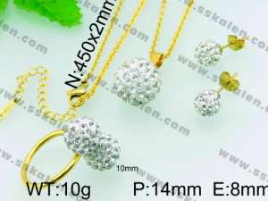 SS Jewelry Set - KS38316-Z