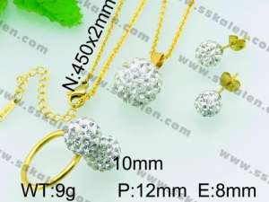 SS Jewelry Set - KS38317-Z